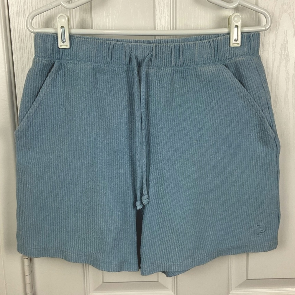 Pre-Owned Victoria's Secret PINK Women’s Blue Corduroy Dad Shorts, Size M